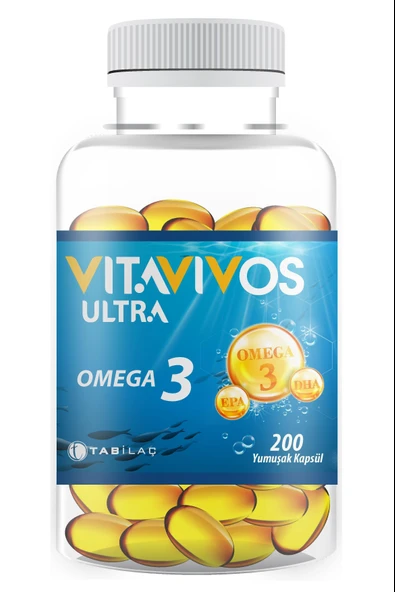 Vitavivos Omega 3, 200 Yumuşak Kapsül ürün görseli 1