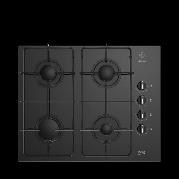 Beko BOCD D 6512 EKS Gazlı Cam Tablalı Ocak ürün görseli 1