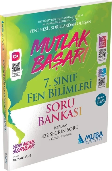 Mutlak Başarı 7. Sınıf Fen Bilimleri Soru Bankası ürün görseli 1