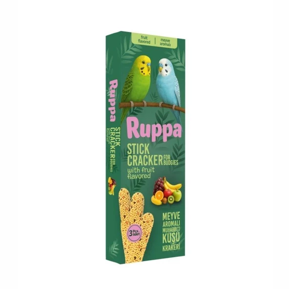 Ruppa Meyve Aromalı Muhabbet Kuşu Krakeri 3'lü ürün görseli 1