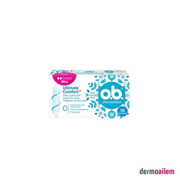 o.b. ProComfort Mini 16'lı Tampon ürün görseli 1
