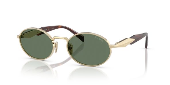 Prada PR 65ZS ZVN70L Pale Gold-Dark Green Kadın Güneş Gözlüğü ürün görseli 1