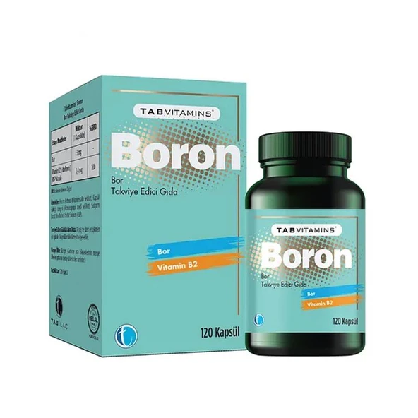 TabVitamins Boron Bor 120 Kapsül ürün görseli 1