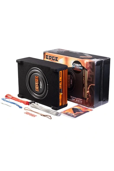 Edge Sehpa Slim Kendinden Amfili Kabin Bass 25cm - EDS10ADSP-E4 DSP'li Aktif Slim Subwoofer-D ürün görseli 1