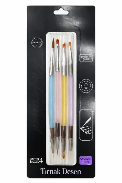 Fontenay Tırnak Desen Fırçası Nail Art Fırça Tırnak Süsleme Fırça Seti No:2392 ürün görseli 1