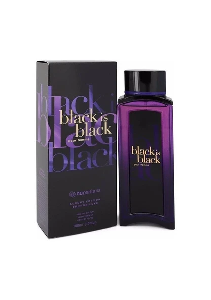 Nu Parfums Black is Black Kadın Parfüm EDP 100 ML ürün görseli 1