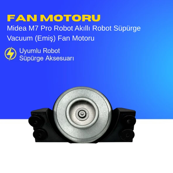 Midea M7 Pro Robot Akıllı Robot Süpürge Vacuum (Emiş) Fan Motoru – Yedek Parça ürün görseli 1