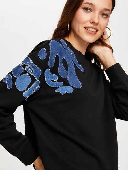 Faik Sönmez Kadın Sweatshirt UW26SWT007 - Resim 11