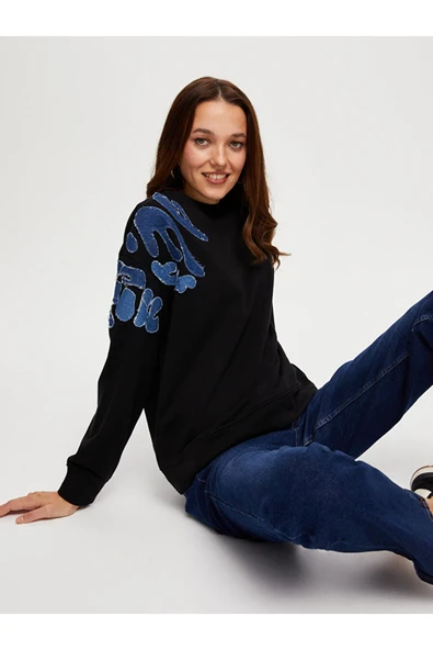 Faik Sönmez Kadın Sweatshirt UW26SWT007 - Resim 8