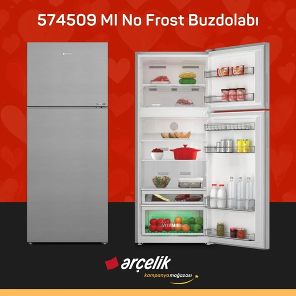 ARÇELİK 574509 MI Üstten Donduruculu Buzdolabı ürün görseli 1