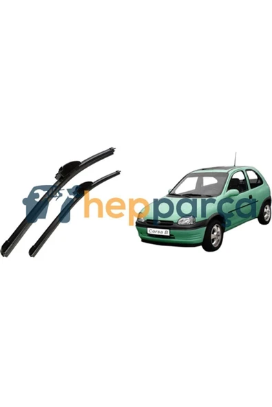 Opel Corsa B Ön Silecek Takımı Muz Tip - Resim 3