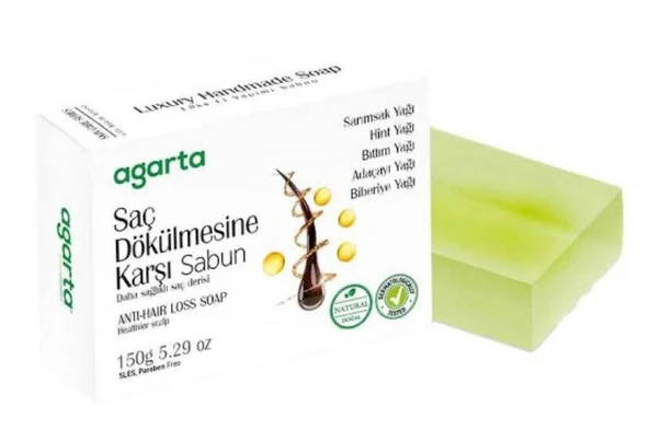 Agarta Saç Dökülmesine Karşı Sabunu 150 Gr ürün görseli 1