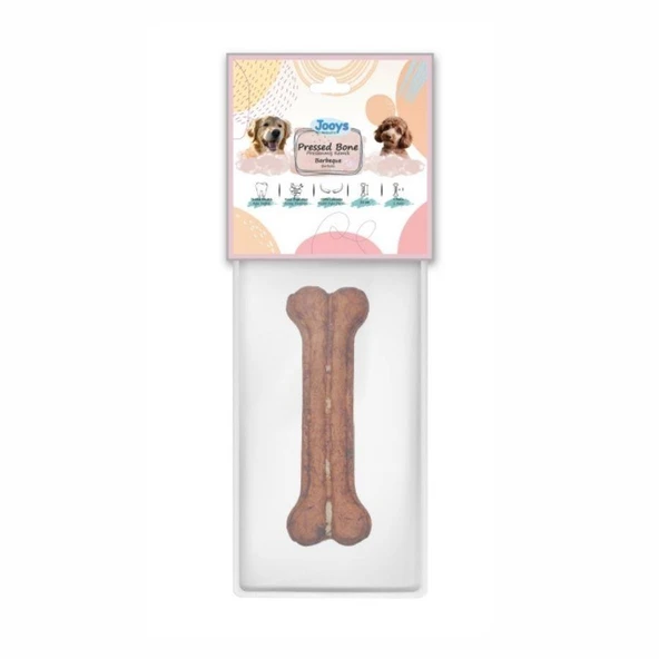 Jooys Barbekü Soslu Pres Köpek Ödül Kemiği 22 cm ürün görseli 1