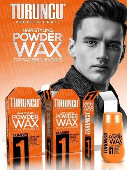 Turuncu Powder Wax Matlaştırıcı Toz Saç Şekillendirici ürün görseli 1