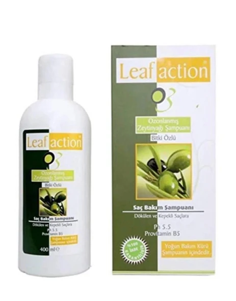 Leafaction Ozonlanmış Zeytinyağlı Şampuanı 400 Ml ürün görseli 1