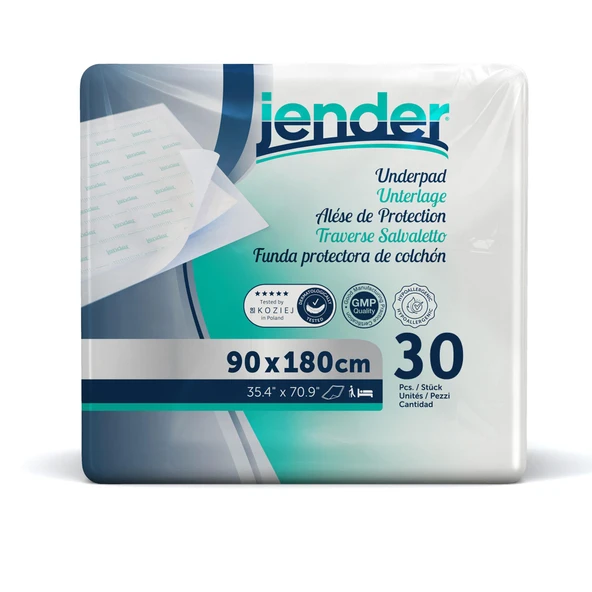 Jender Yatak Koruyucu Örtü 90×180 Cm 30 Adet ürün görseli 1
