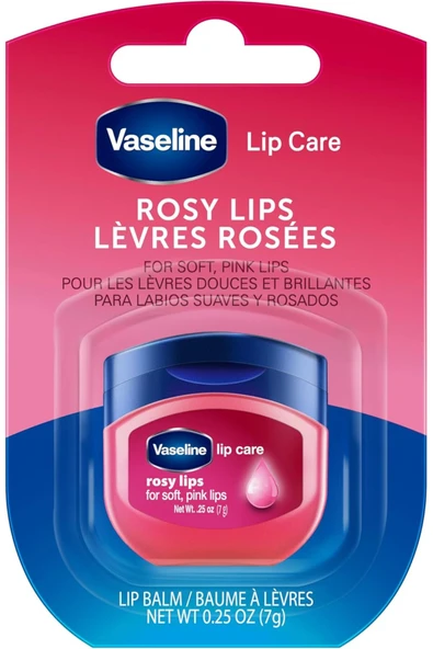 Vaseline Rosy Lip Therapy 0.25oz ürün görseli 1