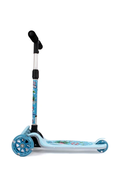 Işıklı Scooter Mavi - Resim 4