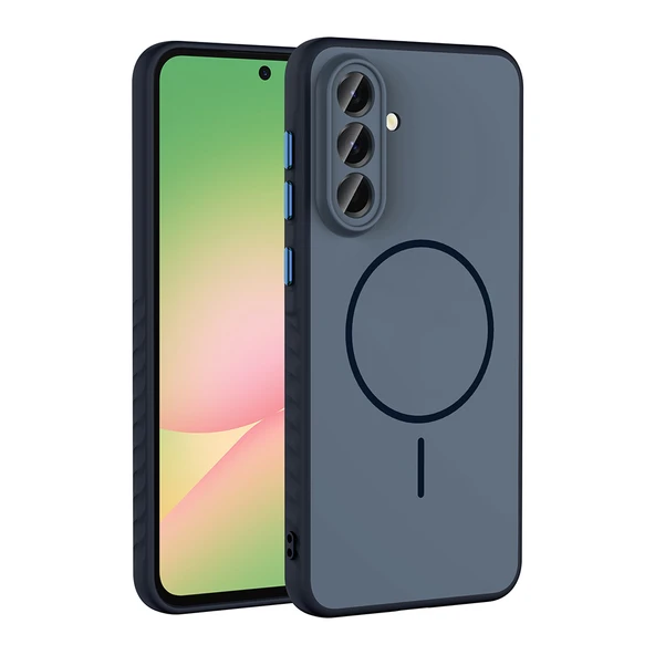 Galaxy A56 Kılıf Magsafe Şarj Özellikli Lüx Tea Kapak ürün görseli 1