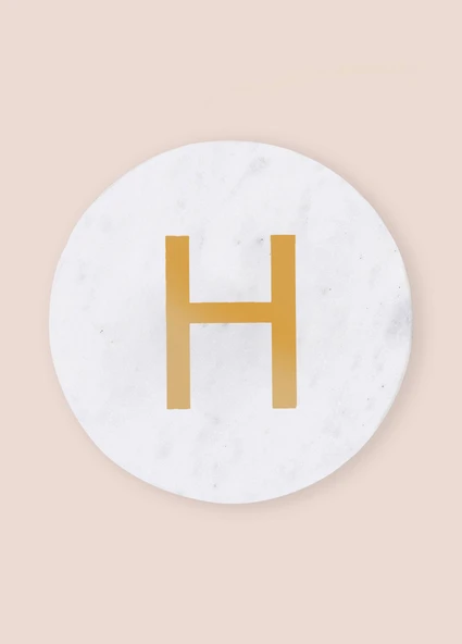 Mermer Bardak Altlığı H - Resim 6