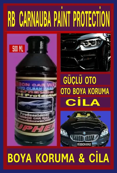 RB Carnauba Paint Protection 500 ML OTO BOYA KORUMA + CİLA ürün görseli 1