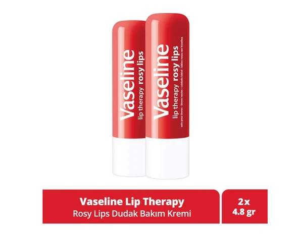 Vaseline Lip Therapy Rose X 2 Adet ürün görseli 1