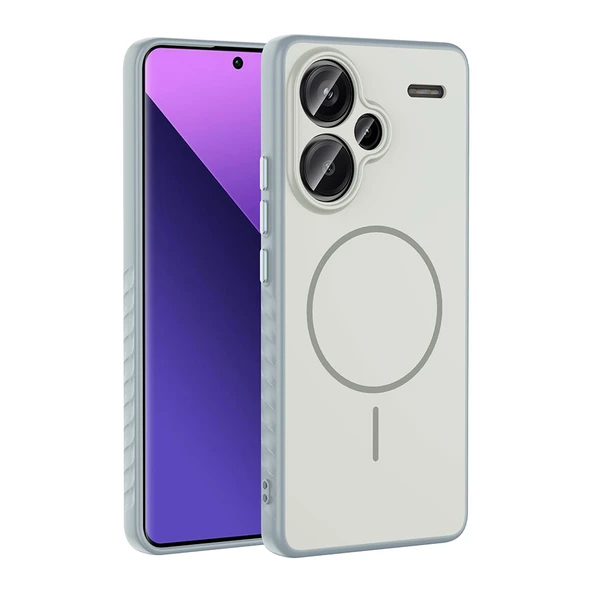 Redmi Note 13 Pro Plus 5G Kılıf Magsafe Şarj Özellikli Lüx Tea Kapak ürün görseli 1