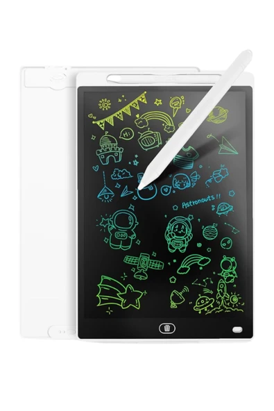 Lcd Yazı Tahtası 8.5 inç Eğlenceli ve Eğitici Tablet Beyaz