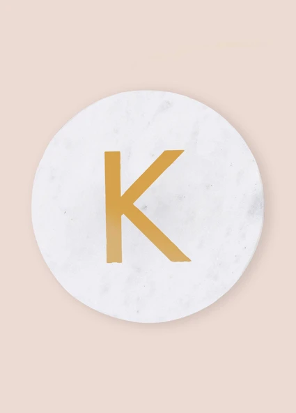 Mermer Bardak Altlığı K - Resim 6