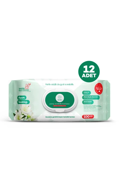 SUBO YÜZEY TEMİZLİK HAVLUSU 100 'LÜ LİLYUM 12X100 ürün görseli 1