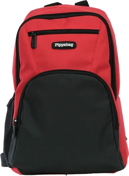 Pippa Mini Erkek Kırmızı - Siyah Günlük Sırt Çantası - CNT8040-02 ürün görseli 1