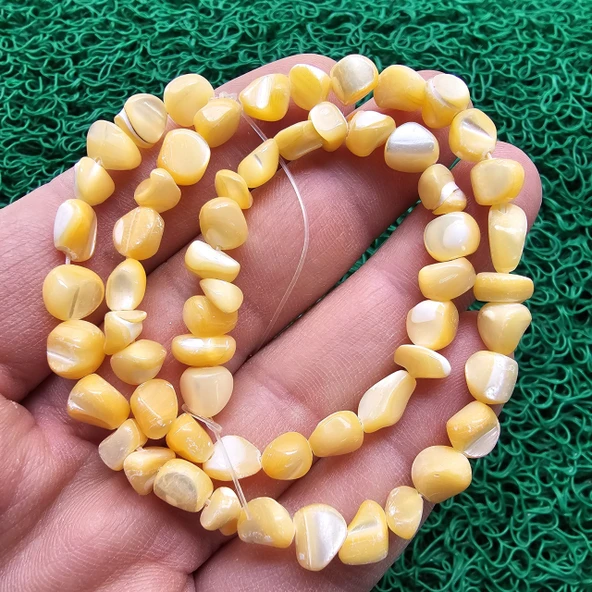 Amorf Turuncu Sedef Taşı 6-7 MM ürün görseli 1