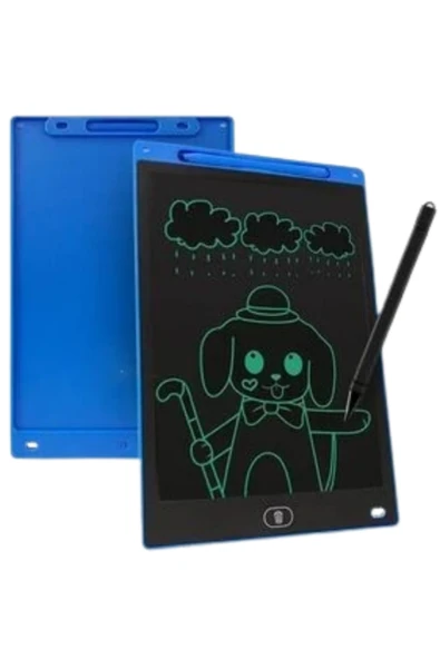 Lcd Yazı Tahtası 8.2 inç Eğlenceli ve Eğitici Tablet Mavi ürün görseli 1