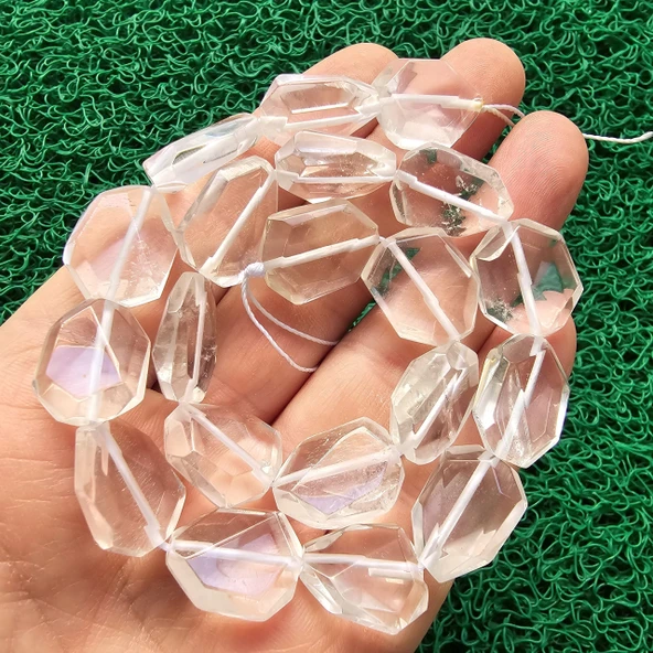 Elmas Kristal Kuvars Taşı 14x20 MM ürün görseli 1
