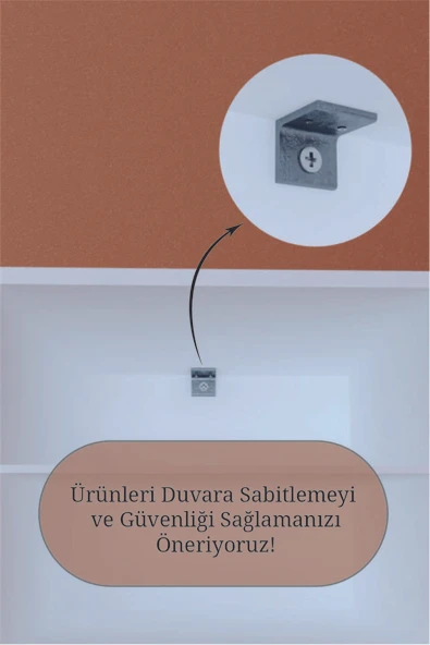 KZY 8 Raflı 2 Kapaklı 16R Çok Amaçlı Dolap Erzak Dolabı Banyo Dolabı Kiler Dolabı Beyaz - Resim 6