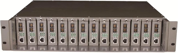 TP-Link TL-MC1400 14 Yuvalı Rackmount Şasi ürün görseli 1