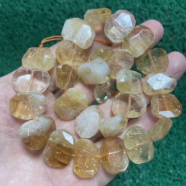 Dikdörtgen Sitrin Taşı 13 MM ürün görseli 1