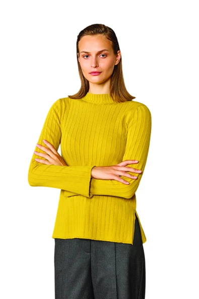 Unique Mode Minimalist Uzun Kol Triko - Regular Fit - Günlük Ofis ürün görseli 1