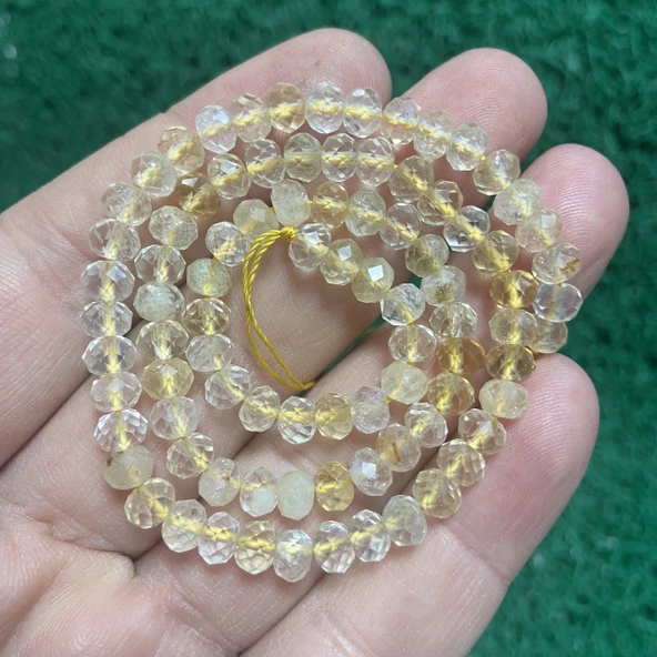 Rondela Sitrin Taşı 6 MM ürün görseli 1