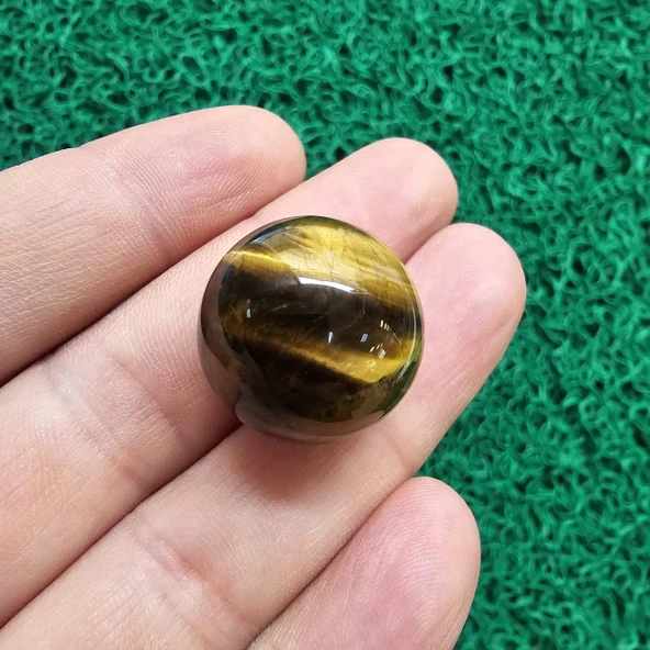 Küre Kütle Kaplan Gözü Taşı 2 CM ürün görseli 1