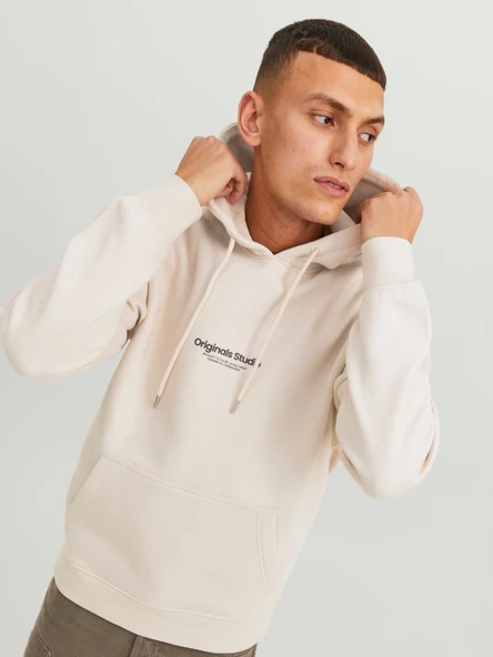 Jack&Jones Oversize Kapüşonlu Sweatshirt - Minimalist & Rahat - Resim 2