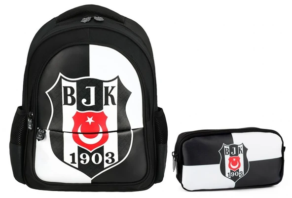 Beşiktaş İlkokul Okul Çantası ve Kalemlik Seti - SETME25360C ürün görseli 1