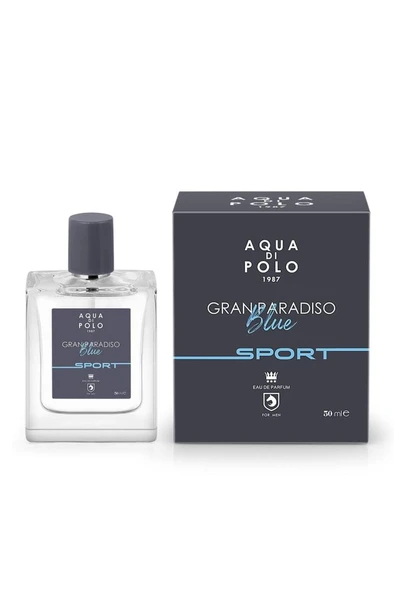 Aqua Di Polo 1987 Gran Paradiso Blue Sport EDP 50 ml Erkek Parfüm ürün görseli 1
