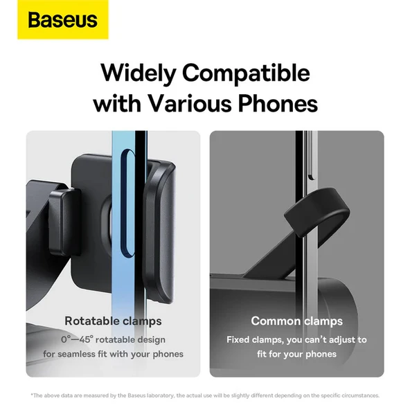 BASEUS STABLE GRA AİR ARAÇ İÇİ TEL. TUTUCU LITE - Resim 5