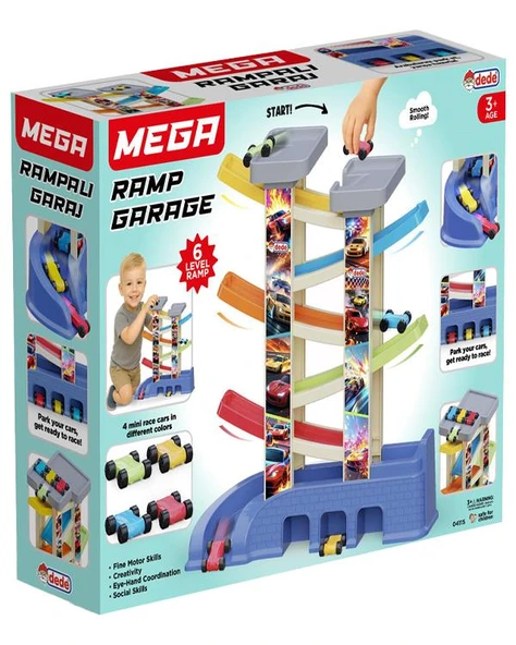 Dede Oyuncak Mega Rampalı Garaj 6 Katlı 04115 ürün görseli 1