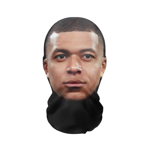 Mbappe 3 Boyutlu Nefes Alabilen Ünlü Maskesi - Resim 3