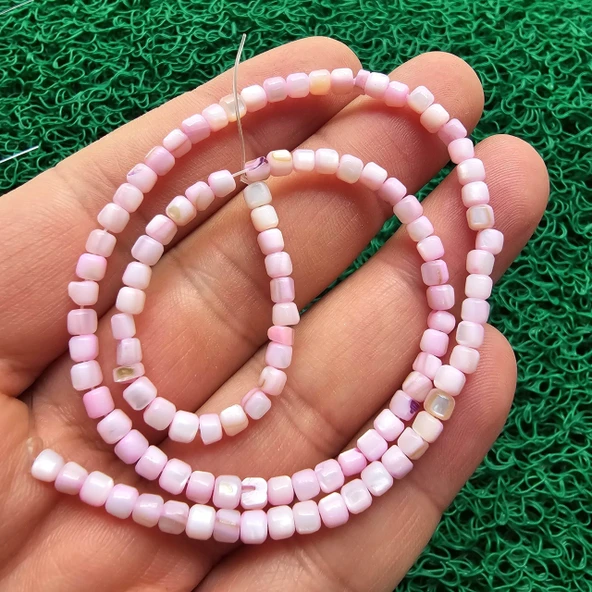 Rondela Pembe Sedef Taşı 4 MM ürün görseli 1