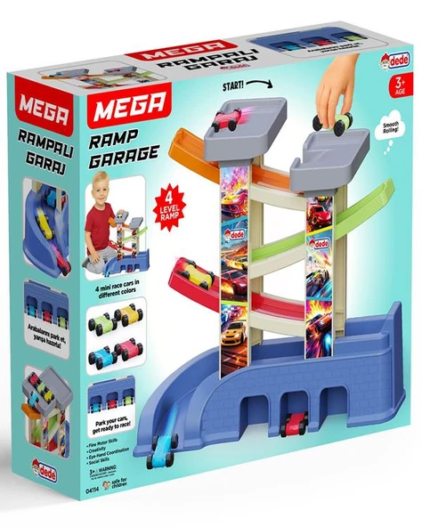 Dede Oyuncak Mega Rampalı Garaj 4 Katlı 04114 ürün görseli 1