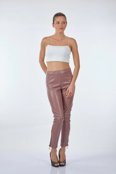 Vedi Minimalist Deri Tayt - Günlük & Gece - Slim Fit ürün görseli 1