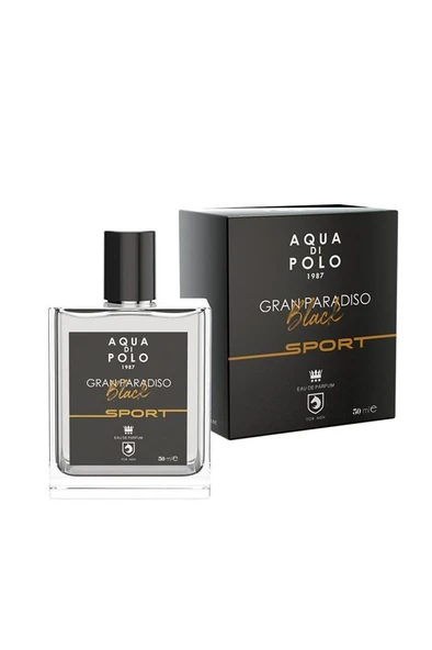 Aqua Di Polo 1987 Gran Paradiso Black Sport 50 ml Erkek Parfüm ürün görseli 1